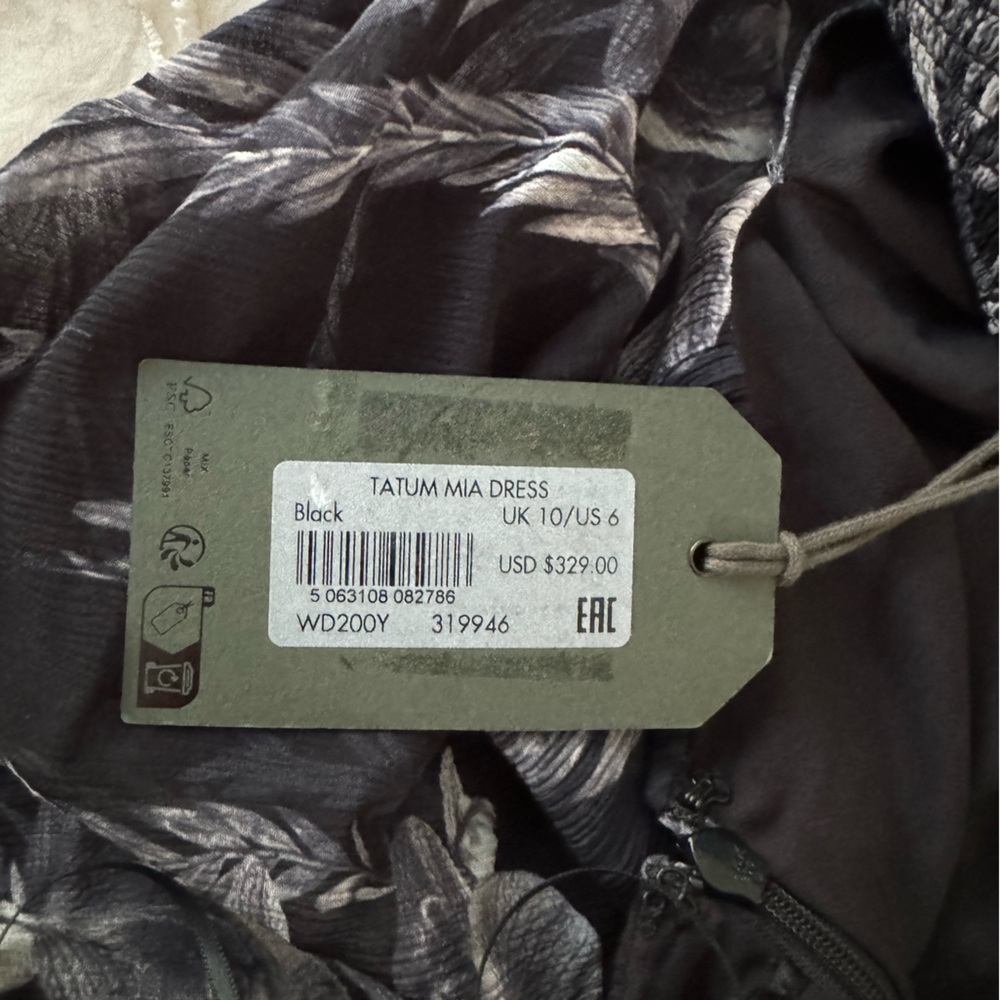 NWT ALLSAINTS Tatum Mia Dress US6 - Picture 8 of 9